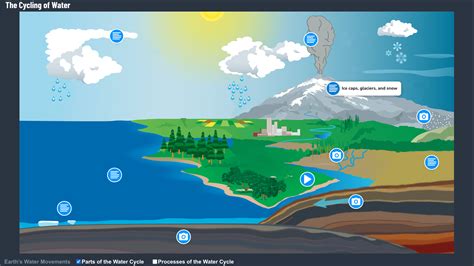 water cycle simulation.